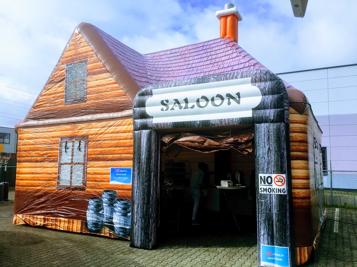 de party-/thematent The Saloon. - WE-inflate